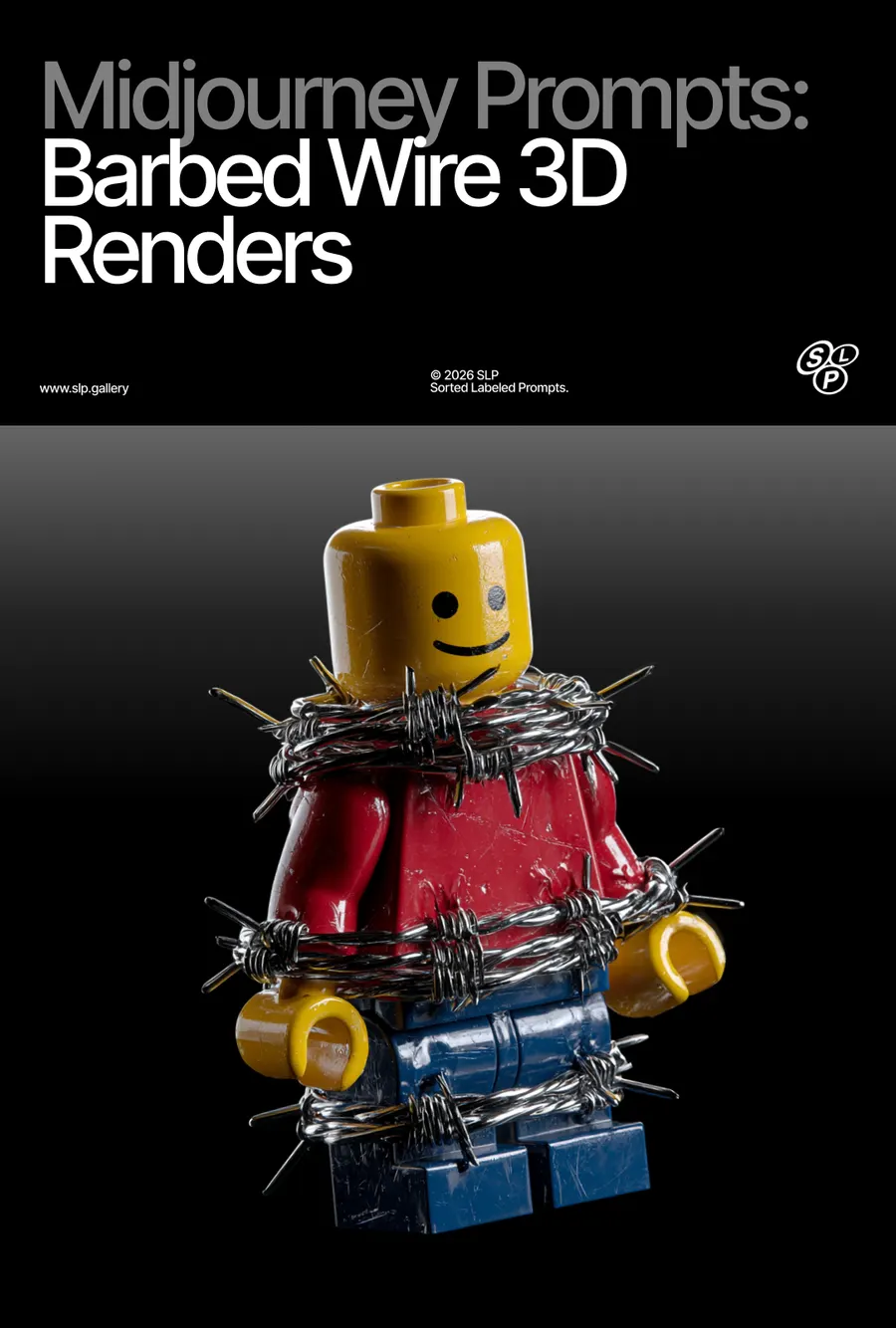 Barbed Wire 3D Render